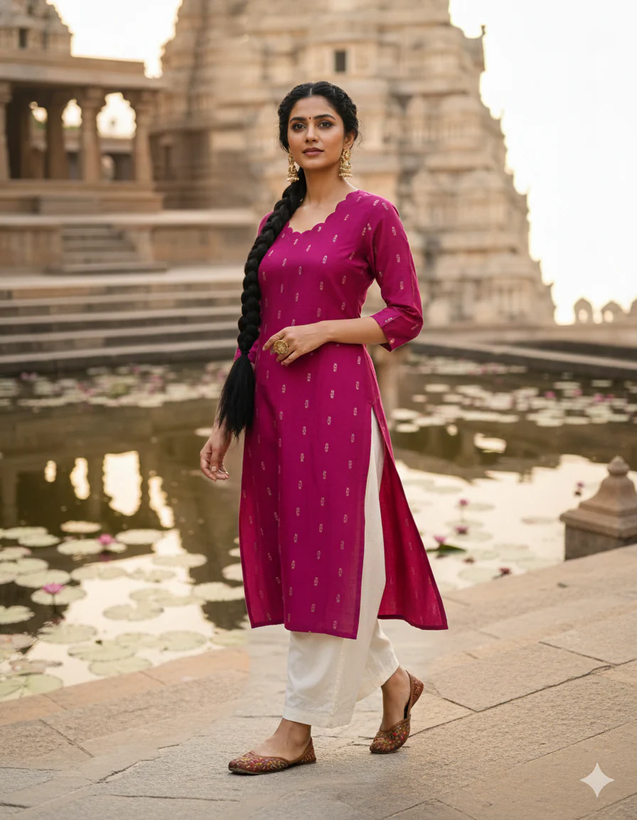 Premium Raw Silk kurti - Image 3