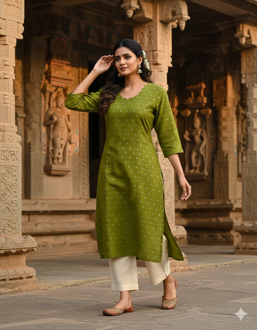 Premium Raw Silk Kurti - Image 3
