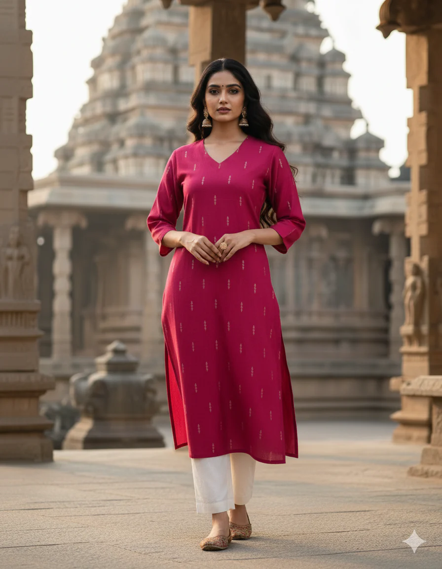 Premium Raw silk Kurtis - Image 3